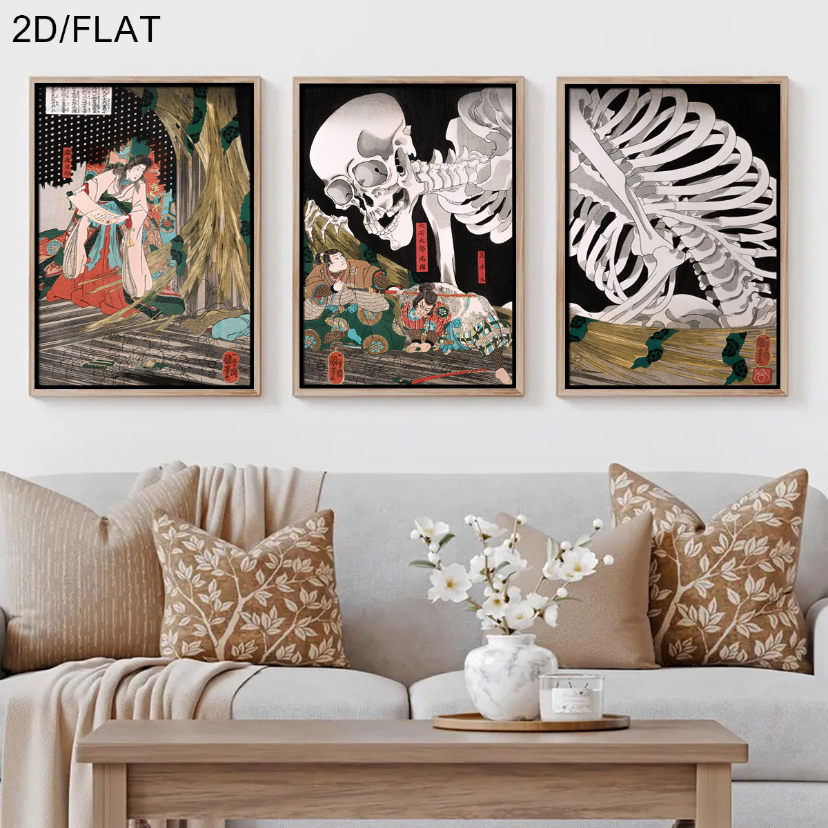 Art Craft House - Lot de 3 tableaux sur toile