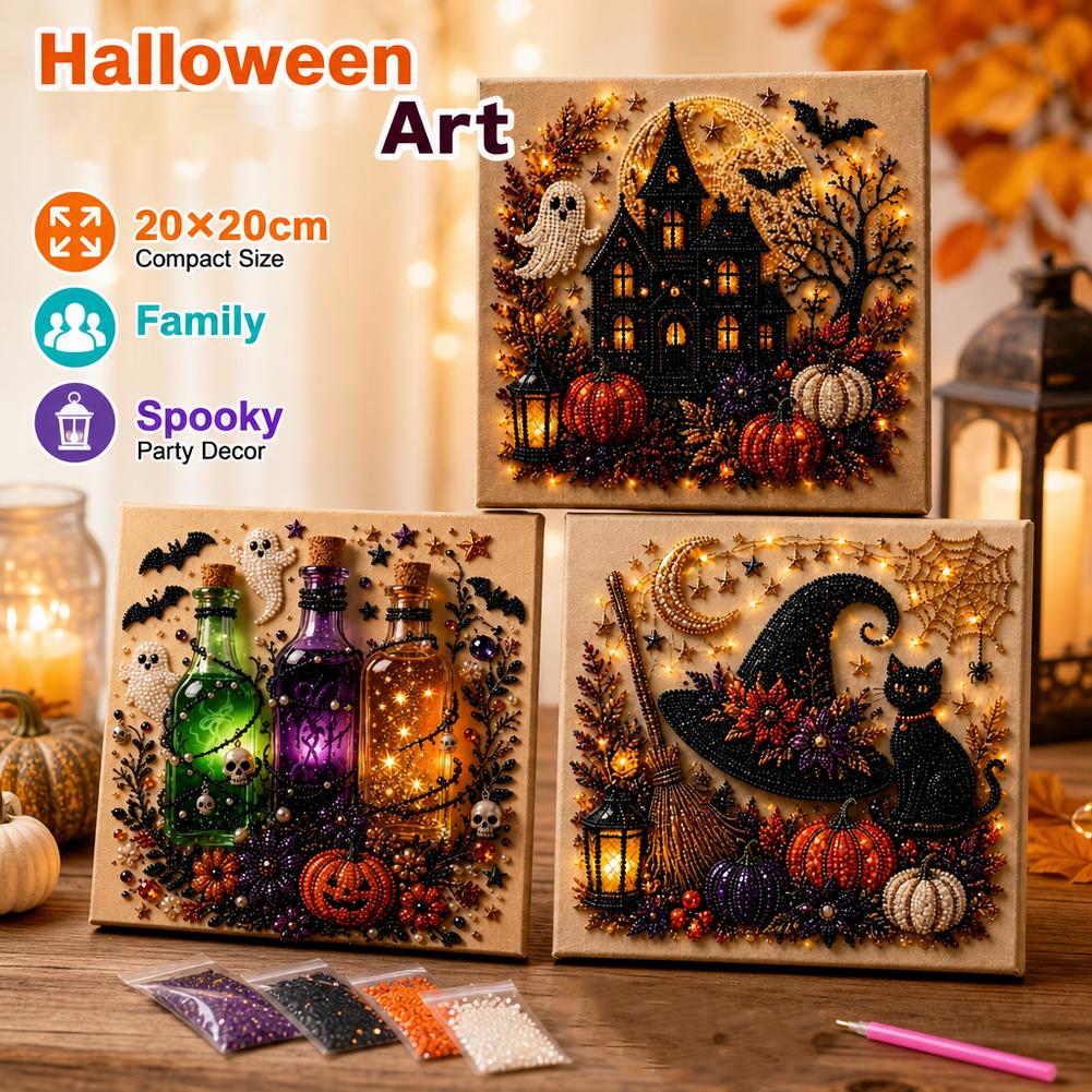 Art Craft Halloween - Kit de bricolage artistique 3D avec