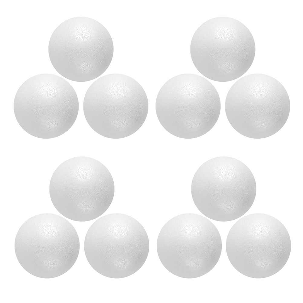 Art Craft School - Boules en mousse blanches en polystyrène,