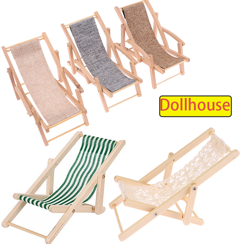 Art Craft House - 1Pc 1/12 maison de poupée chaise