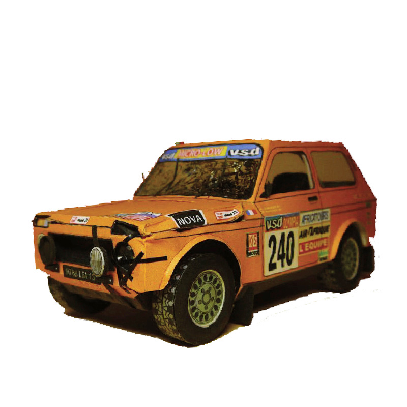 Art Craft Cardboard - LADA NIVA – Mini voiture de