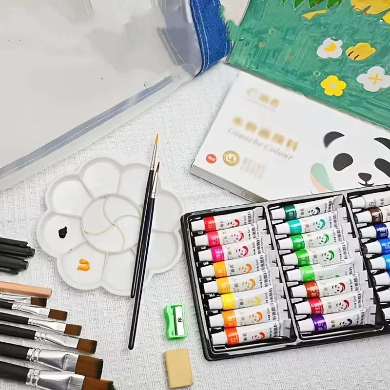 Gouache Paint Set - Ensemble de peinture gouache - Qualité