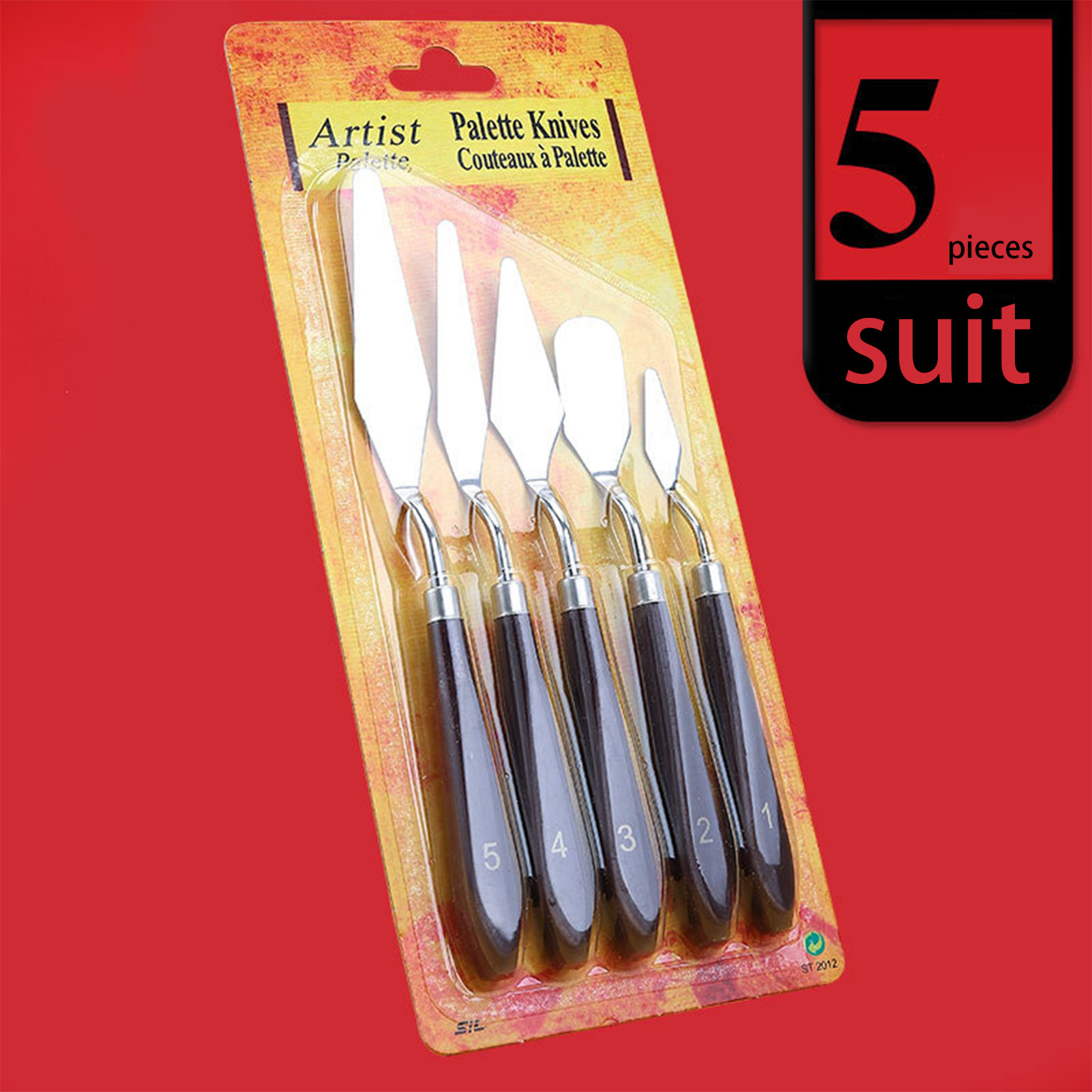 Gouache Paint Set - Grattoir de peinture à l'huile artistique,
