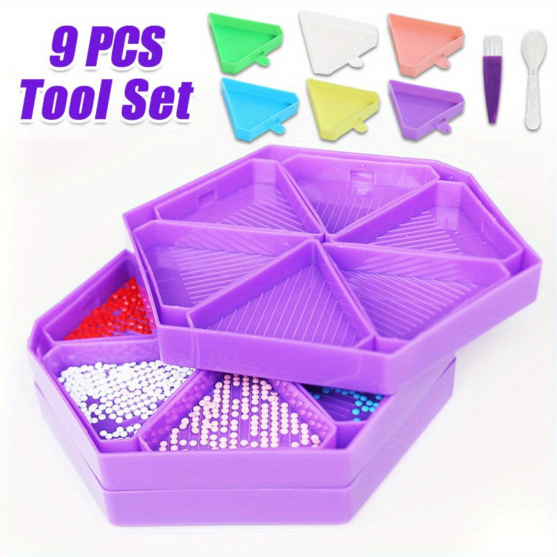 Diamond Painting Kit - Nouveau plateau de peinture diamantée 9
