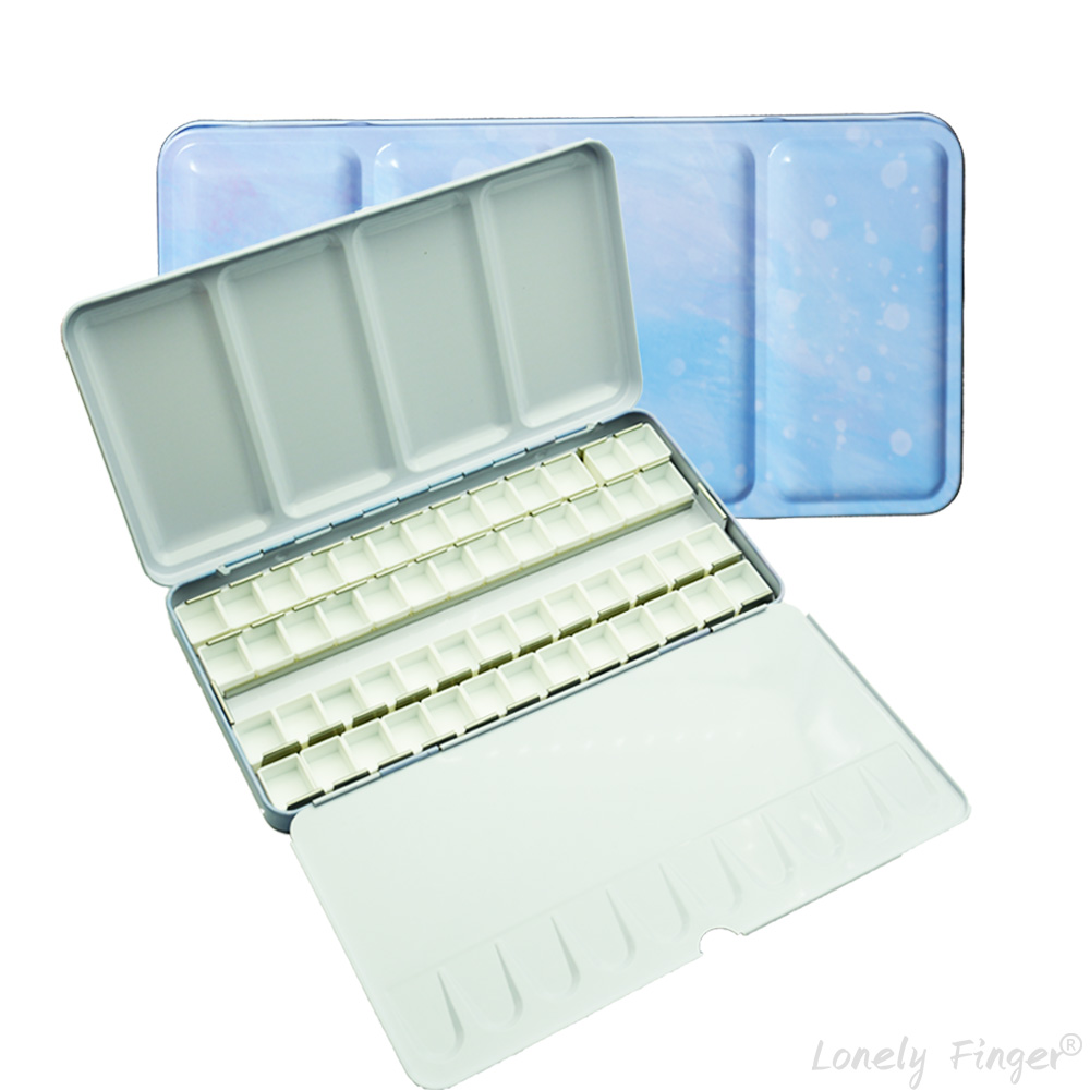 Gouache Paint Set - Palette de peinture aquarelle vide en