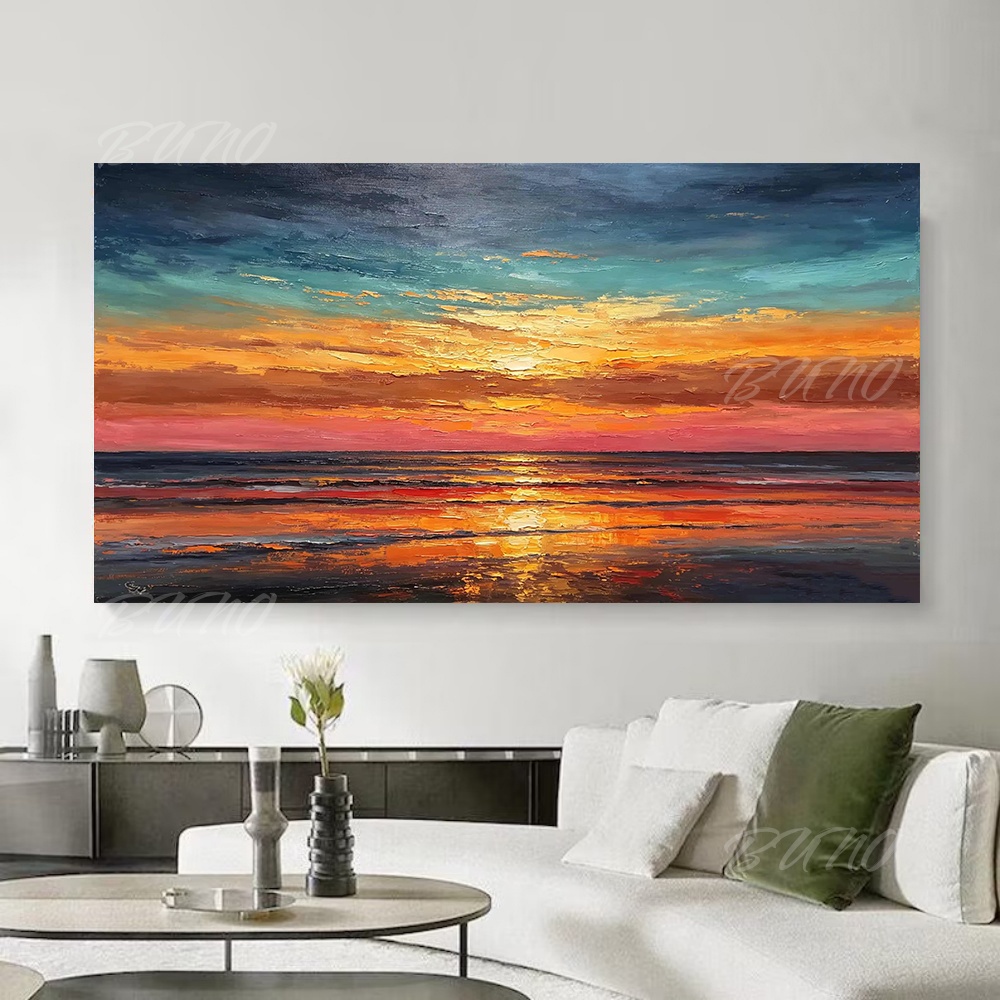 Painting Knife Palette - Peinture à l'huile abstraite 100% peinte
