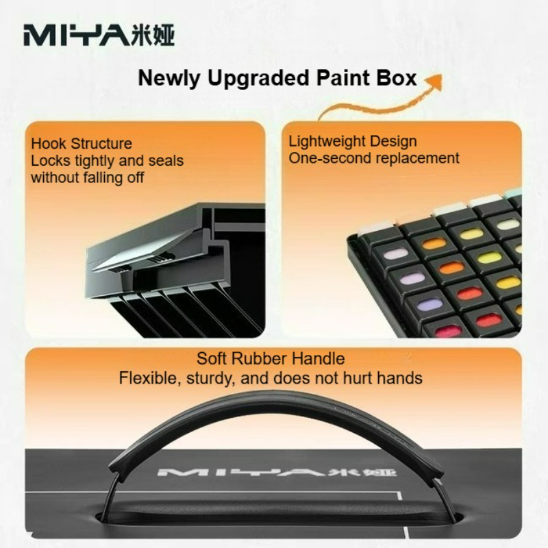MIYA – ensemble de gelée de pe - Gouache Paint Set avis et prix