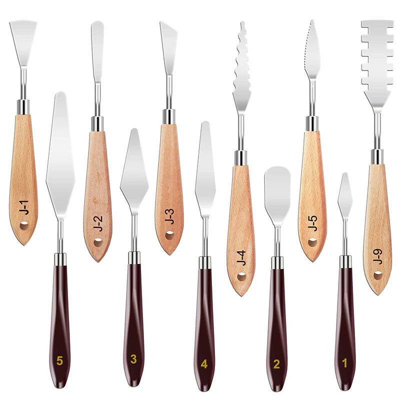 Ensemble de 11 couteaux à pein - Painting Knife Palette avis et prix