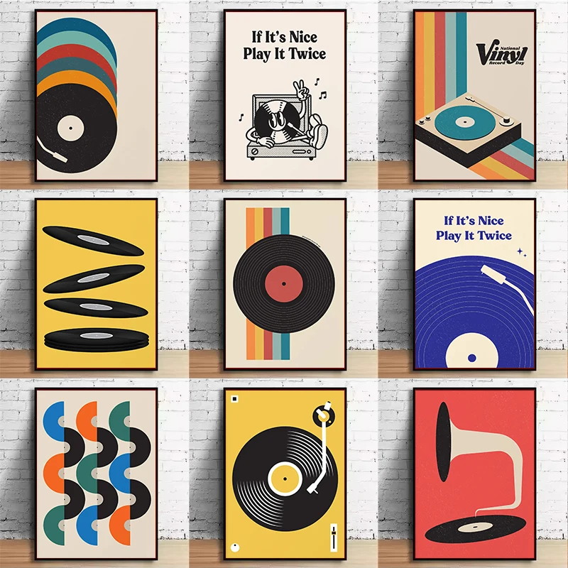 Impression sur toile de disque - Art Craft House avis et prix