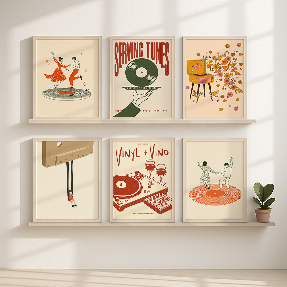 1 pièce Affiche murale vintage - Art Craft House avis et prix