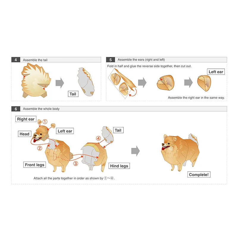 FN anian chien pliant Origami  - Art Craft Cardboard avis et prix
