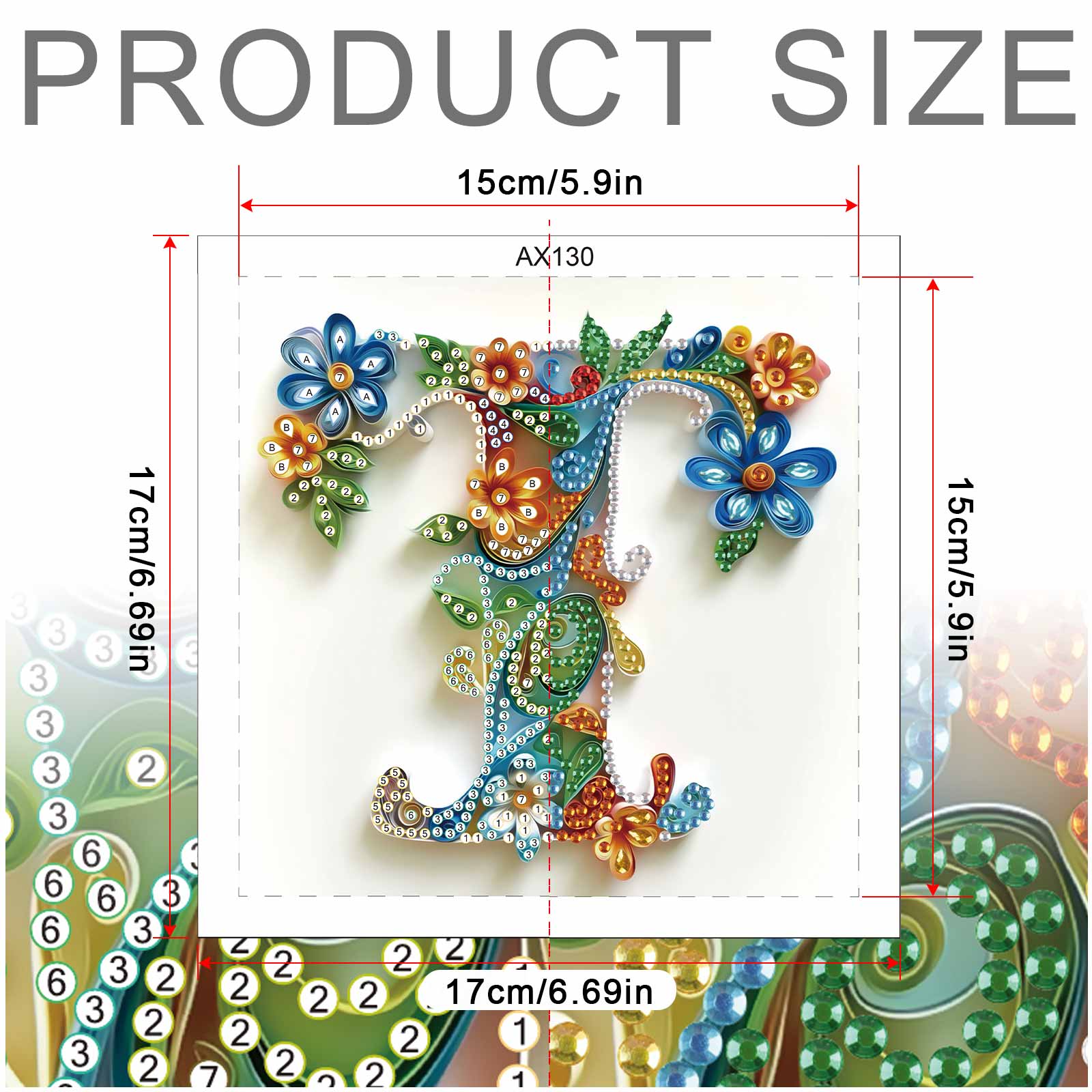 Kits de peinture diamantée de  - Art Craft Letter T avis et prix