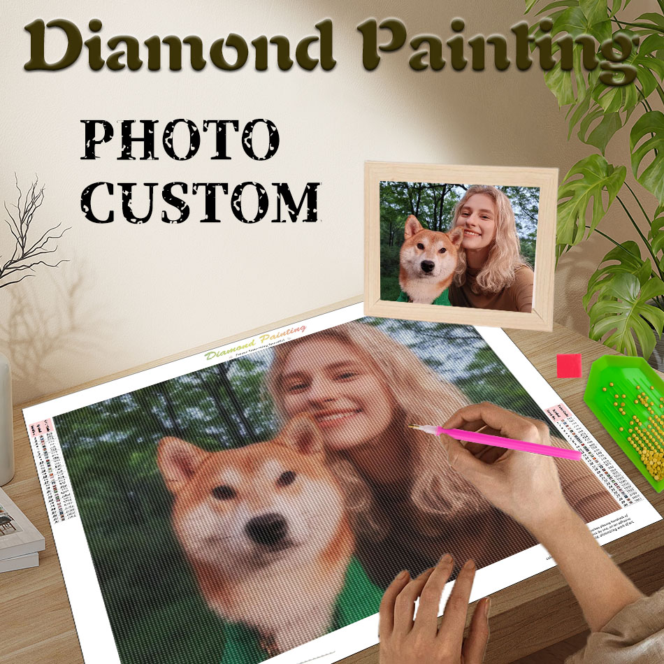 Peinture au diamant PhotoCusto - Unique Art Craft avis et prix