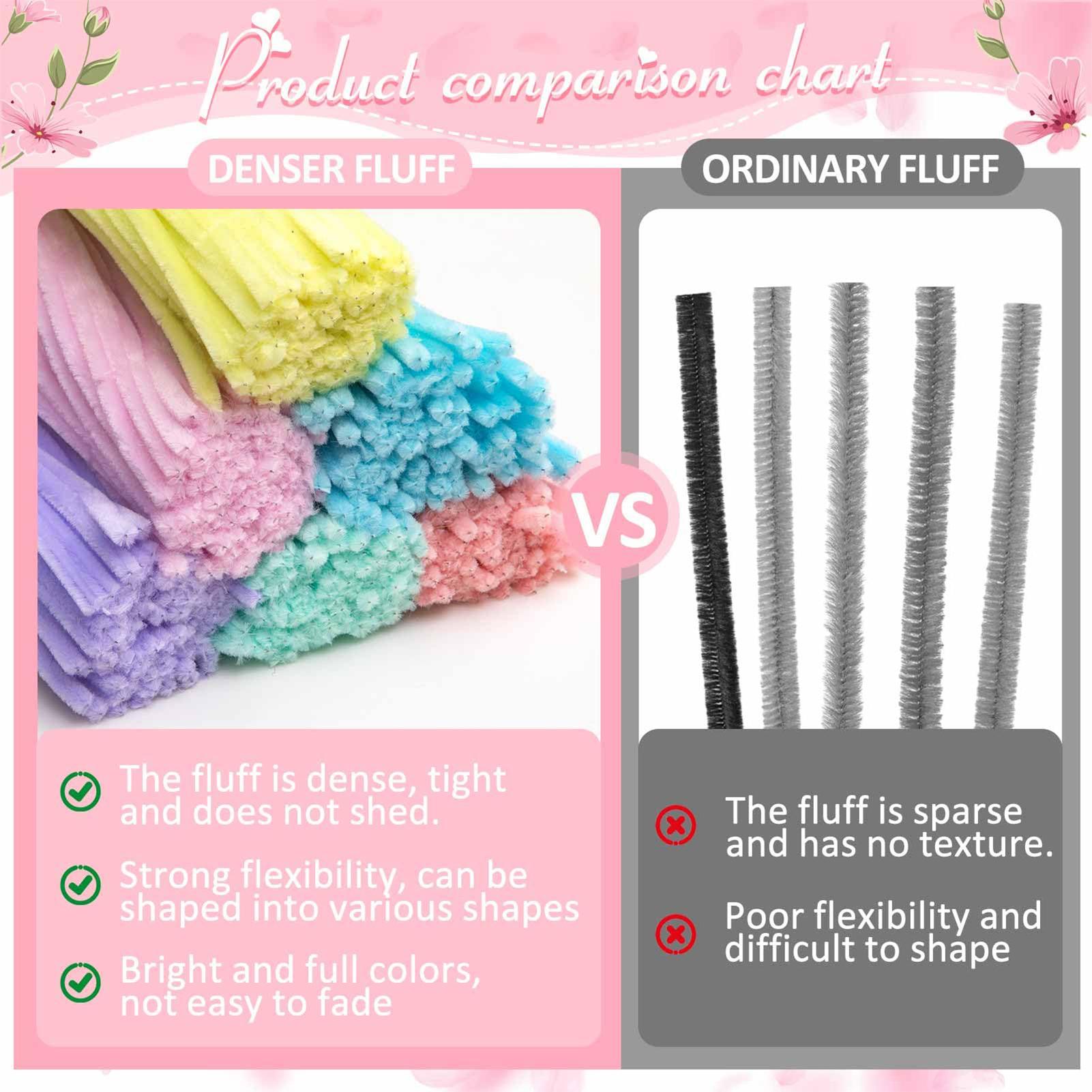Bâtonnets de chenille colorés, - Art Craft School avis et prix