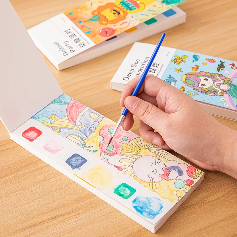 Livre de peinture à l'aquarell - Gouache Paint Set avis et prix
