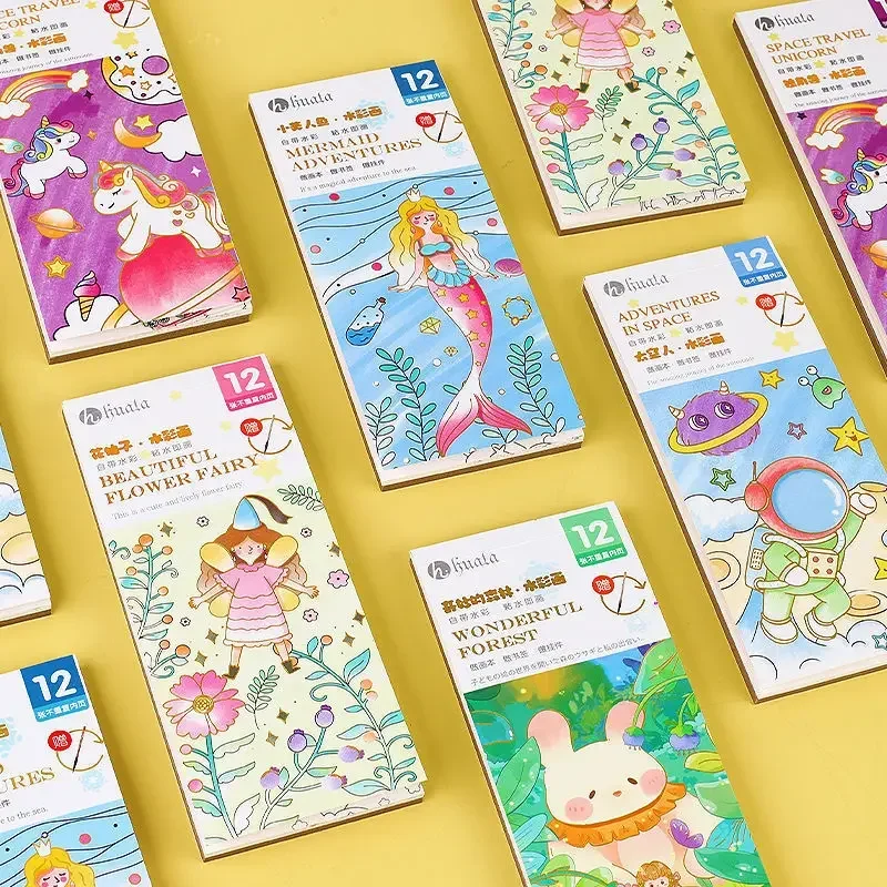 Livre de peinture à l'aquarell - Gouache Paint Set avis et prix