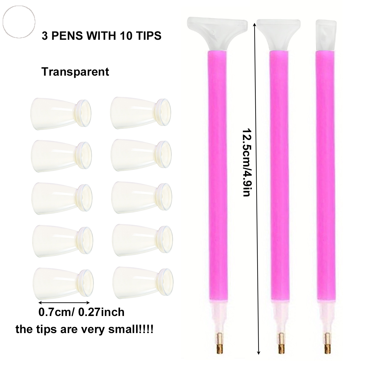 Lot de 10 embouts en silicone  - Diamond Painting Kit avis et prix