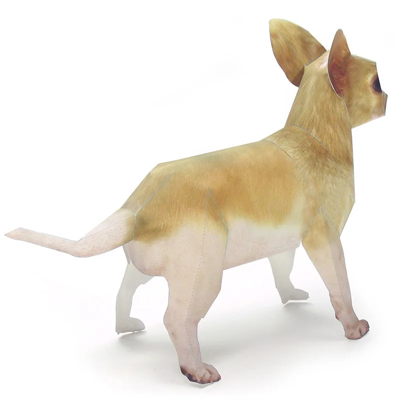 Chihuahua Origami Art Pet Pape - Art Craft Cardboard avis et prix