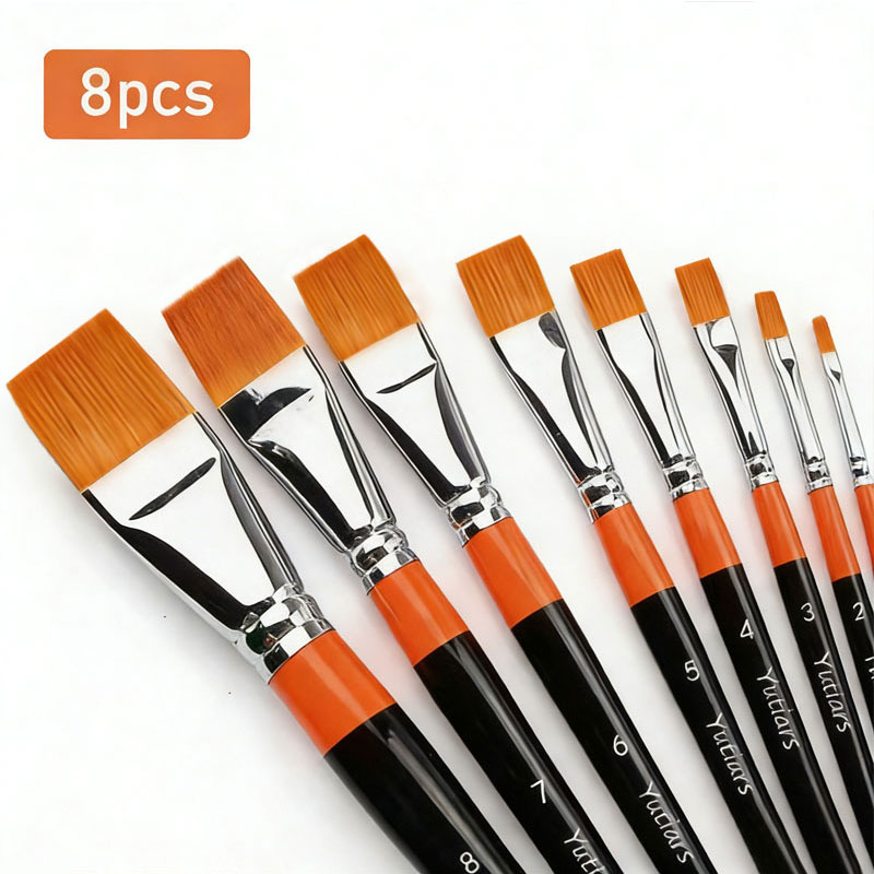 Pinceaux plats pour artistes,  - Gouache Paint Set avis et prix