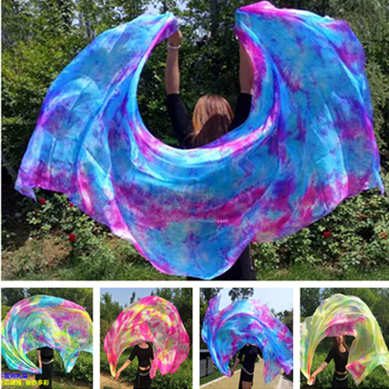 InjVeil-Écharpes tie-dye en yl - Silk Painting Dye avis et prix