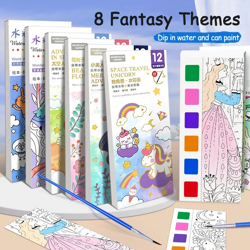 Ensemble de livres d'aquarelle - Gouache Paint Set avis et prix