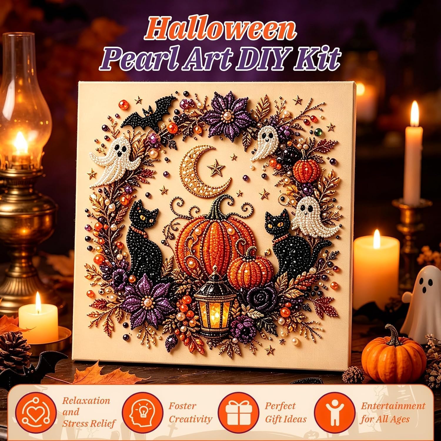 Kit d'art DIY Perles Fantômes  - Art Craft Halloween avis et prix