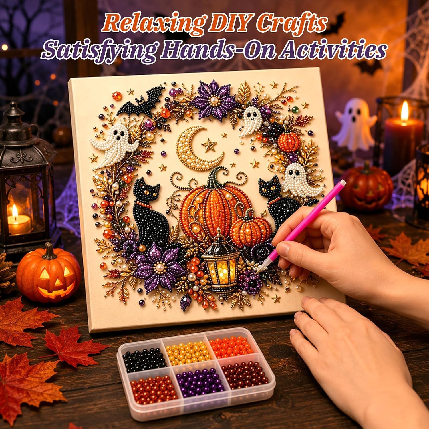 Kit d'art DIY Perles Fantômes  - Art Craft Halloween avis et prix