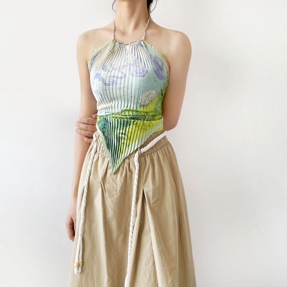 Top cache-cœur imprimé esthéti - Silk Painting Dye avis et prix